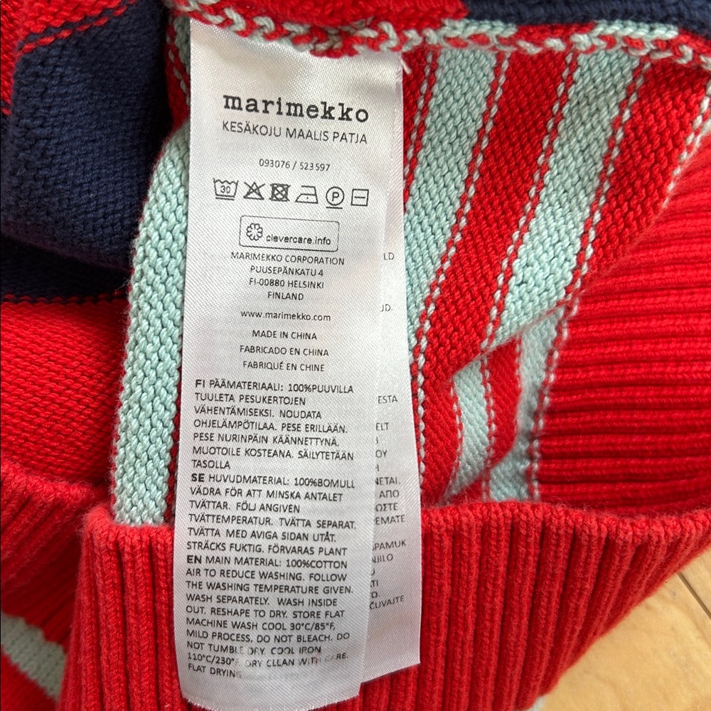 Marimekko Kesakoju Maalis Pullover Sweater - Picture 4 of 5